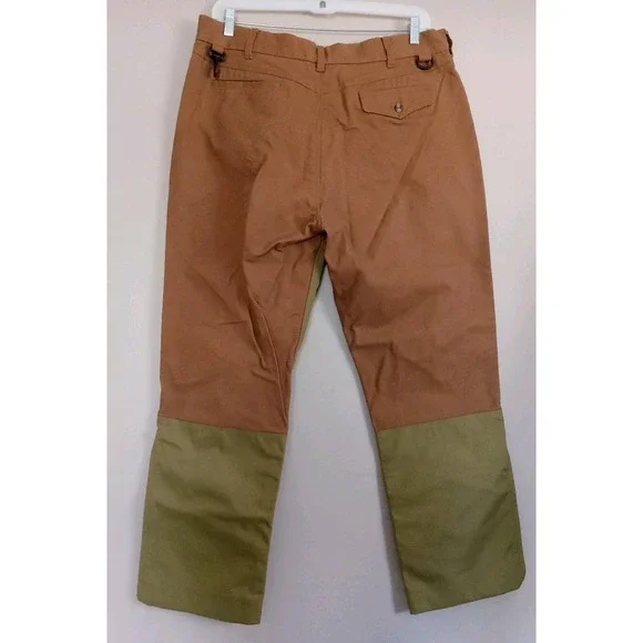 Gamehide Men Hunting Marsh Brown Colorblock Canvas Zip Hem Pants‎ Size 40x31